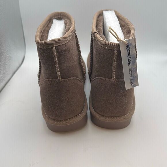 CUSHIONAIRE Women's Cozy Pull On Boot SIZE 9 TAUPE NEW WITH BOX - Picture 4 of 7